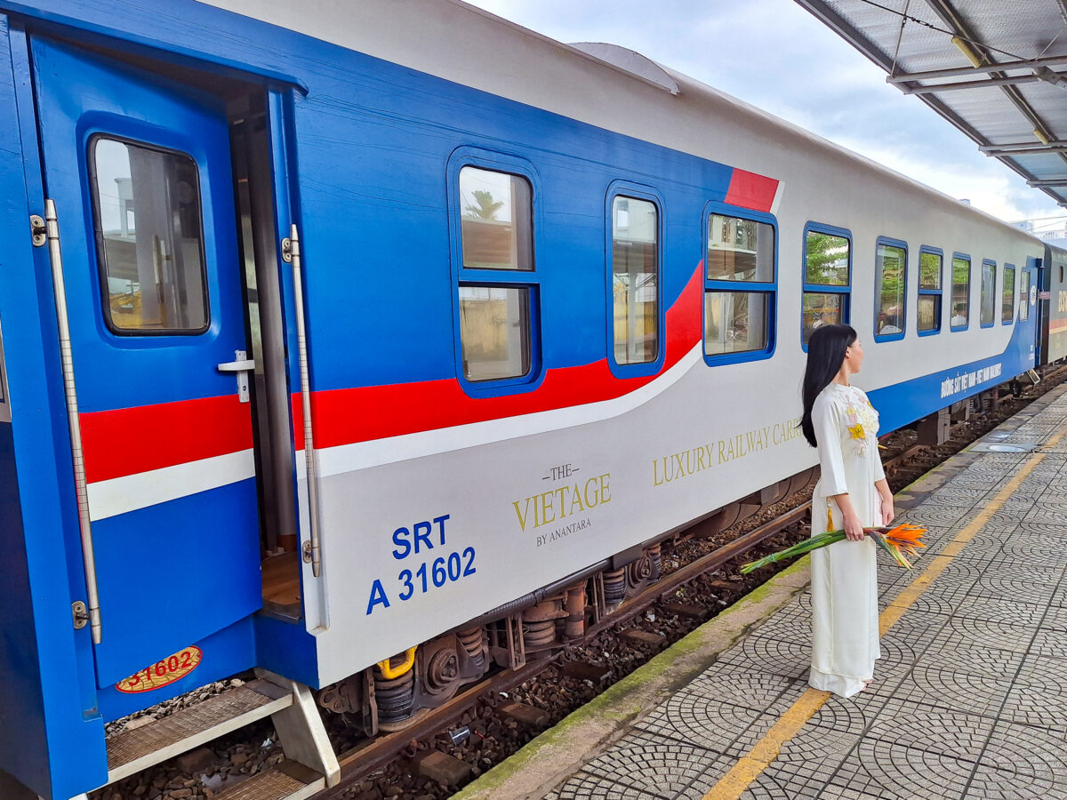 The Vietage ready for departure at Da Nang.