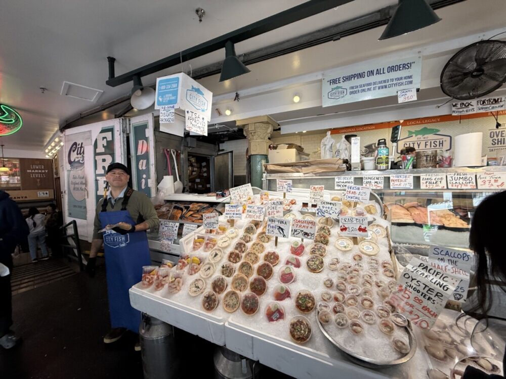 A Seattle Food Itinerary: 2 Days of Pike Place Market, Seafood, and Wine 19 Alder-smoked king salmon at City Fish in Pike Place Market