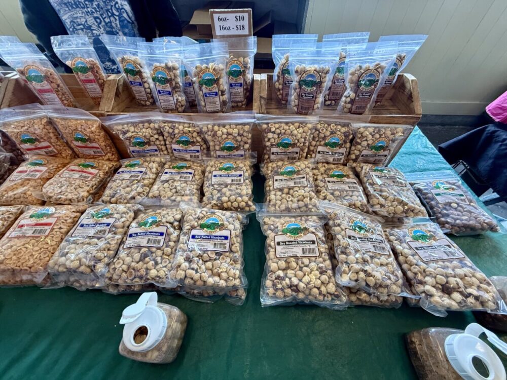 A Seattle Food Itinerary: 2 Days of Pike Place Market, Seafood, and Wine 5 display of hazelnuts on a table