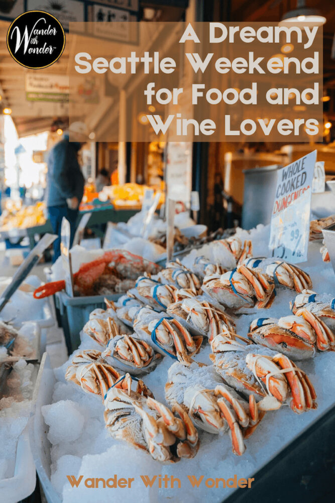 A Seattle Food Itinerary: 2 Days of Pike Place Market, Seafood, and Wine 21 Discover a Seattle food itinerary made for travelers who love eating their way through a city. Explore Pike Place Market, Seattle seafood, Washington wine, cozy coffee shops, pastries, and waterfront dining while planning two delicious days in the Emerald City. Save this guide for your Seattle getaway.
