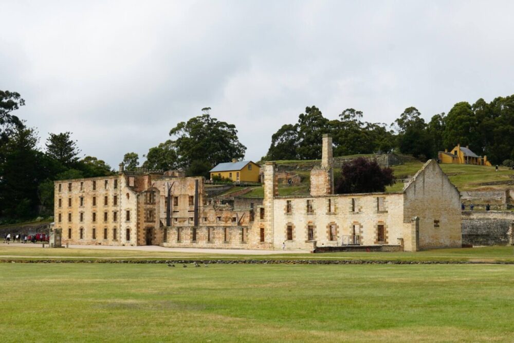 Hobart Food Guide: 10 Things to Eat, Drink, and Do in Tasmania 6 a large building sitting on top of a lush green field
