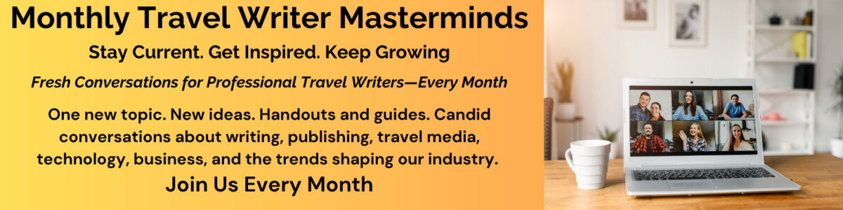 Monthly Travel Writer Masterminds