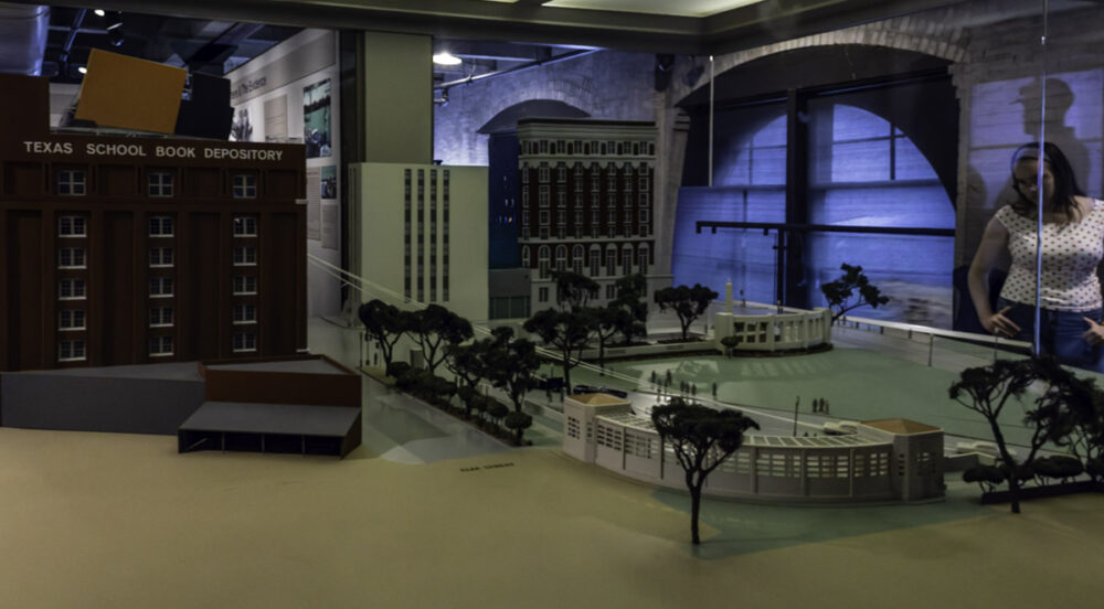 Visiting The Sixth Floor Museum at Dealey Plaza in Dallas 5 sixth floor museum - dealey plaza scale model of jfk assassination.