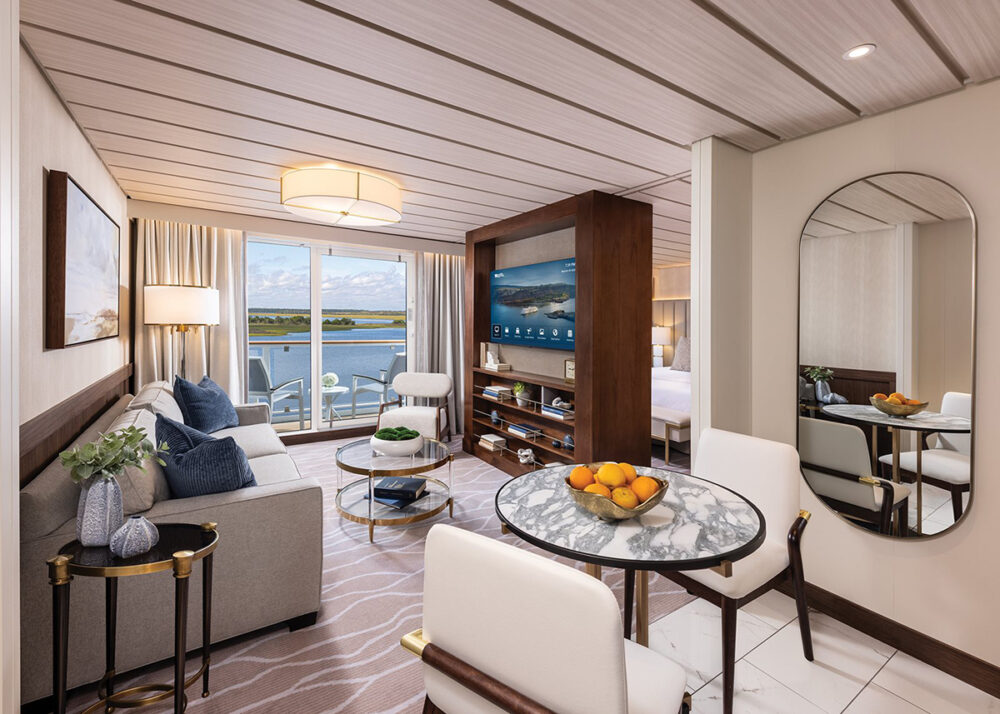Explore Maine's Coast and Harbors Aboard American Cruise Lines 7 American Maverick Grand Suite Interior VIew
