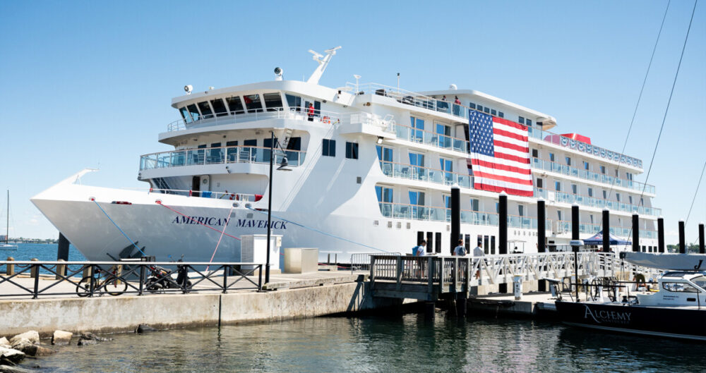 Explore Maine's Coast and Harbors Aboard American Cruise Lines 3 American Cruise LInes ship, the American Maverick, newly christened in June 2026.