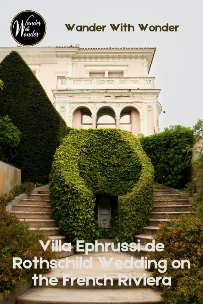 A Dream Wedding at Villa Ephrussi de Rothschild on the French Riviera 6 Villa Ephrussi de Rothschild Wedding on the French Riviera