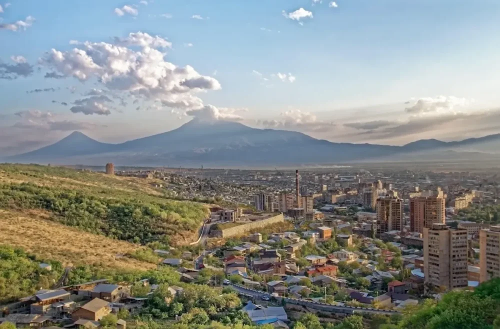 Can You Recognize a City With Your Eyes Closed? 3 Yerevan Armenia with Mount Ararat