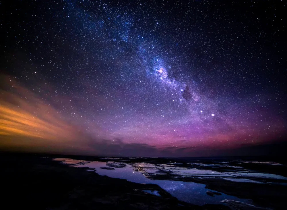 Stargazing in National Parks: Plan a Night Under Dark Skies 2 View of the Milky Way over water