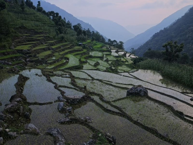 Bhujung Village in Nepal